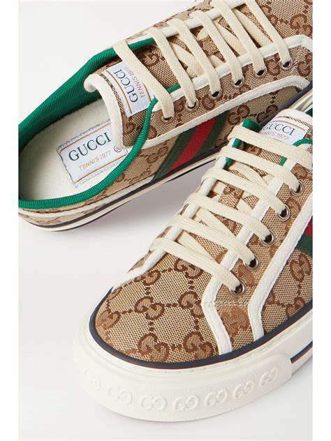 gucci sneakers 77|gucci tennis 1977 canvas sneakers.